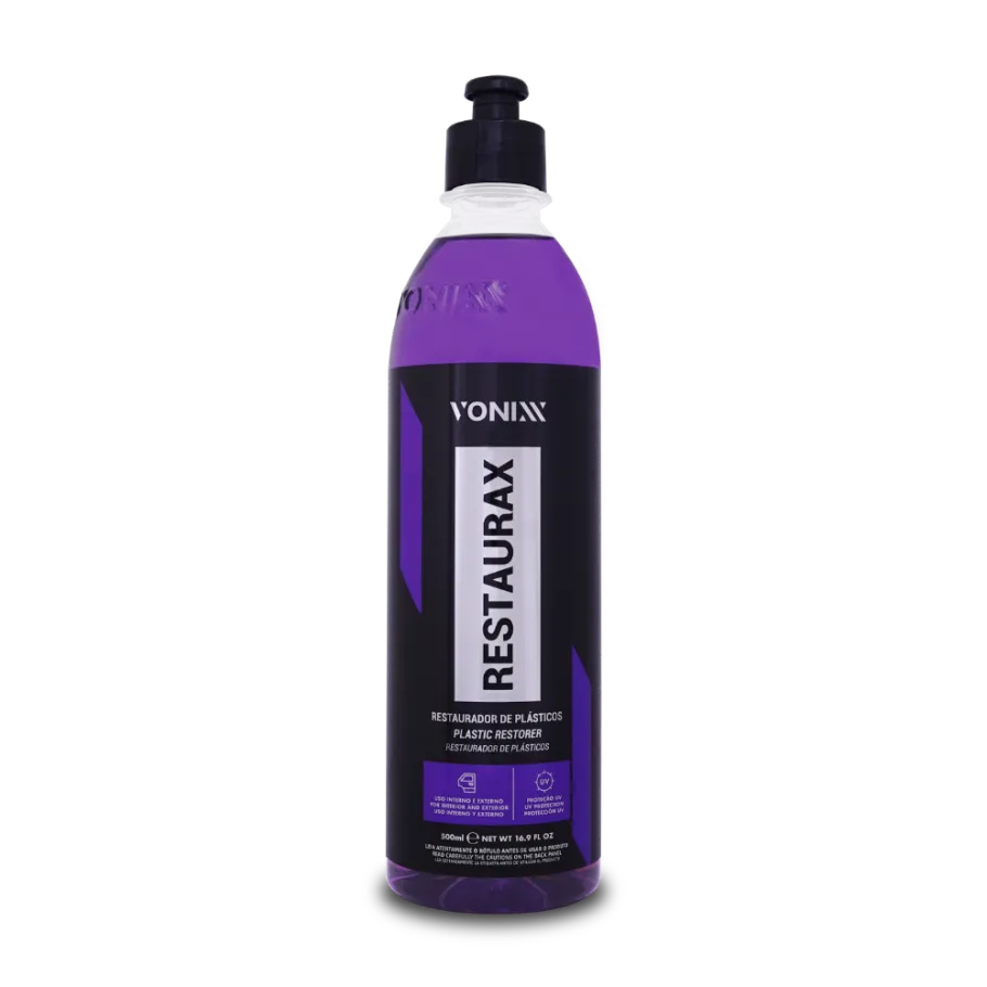 Restaurador De Plásticos Vonixx Restaurax 500ml Proteção UV