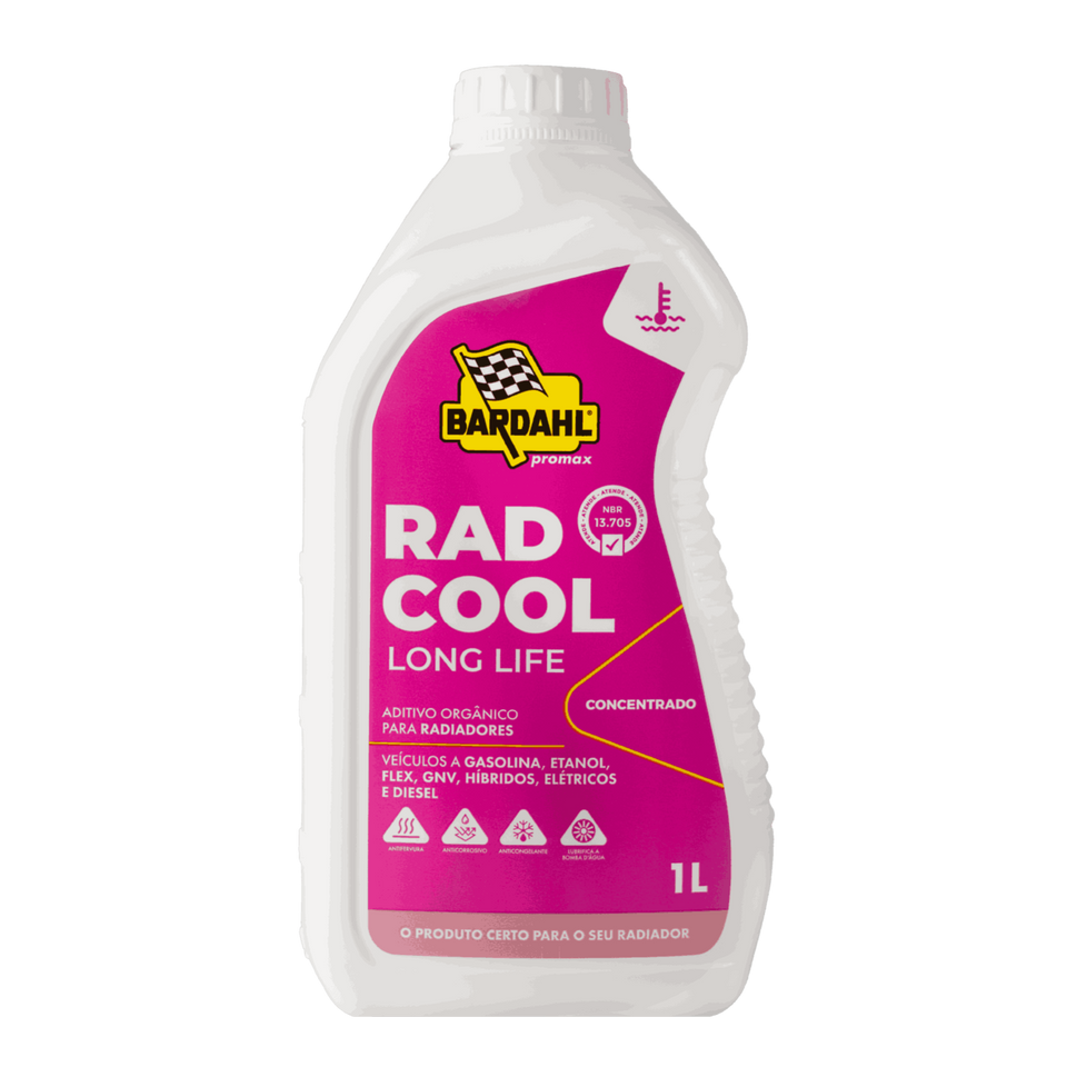 Fluido Radiador Bardahl Rad Cool Long Life Pronto Uso 1L