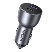 Carregador Veicular UGREEN 75W USB-C USB-A PD Carregamento Rápido