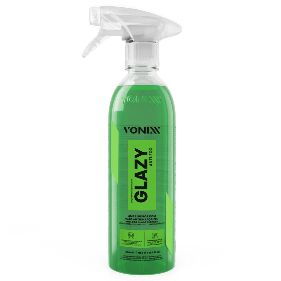 Antiembaçante Automotivo Vonixx Glazy Anti-Fog 500ml Vidros Internos