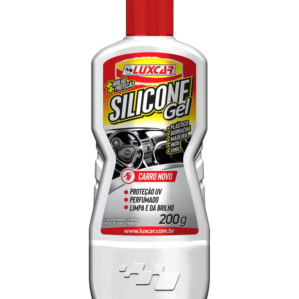 Silicone Gel Automotivo Luxcar 200g Painel Pneu Plástico