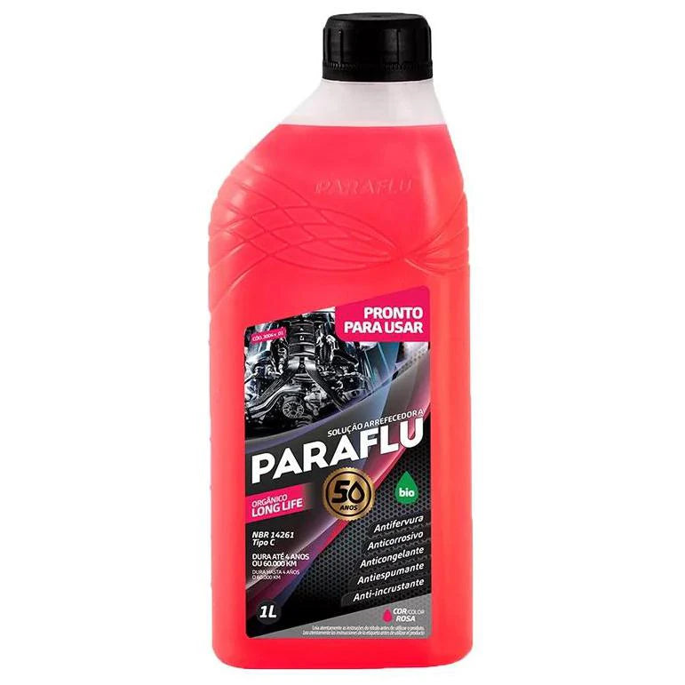 Fluido Radiador Paraflu Bio Orgânico Long Life Pronto Uso 1L